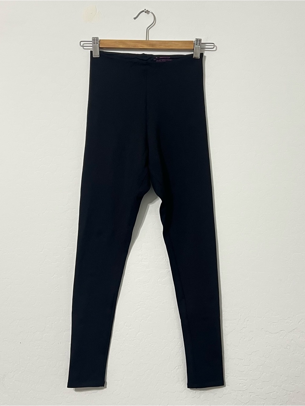 Commando Womens High Waisted Leggings | Pull-On | Stretch | Black | Medium